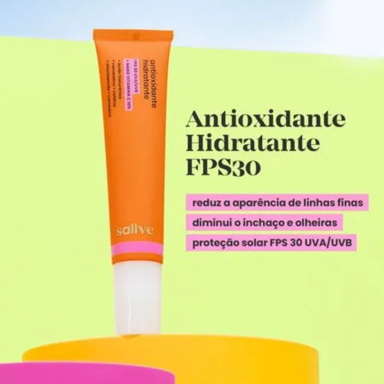 Hidratante Facial Antioxidante Sallve Fps30 40Gr