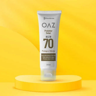 Oaz Protetor Solar Fps70 200Ml - Drogaria Poupa Centro