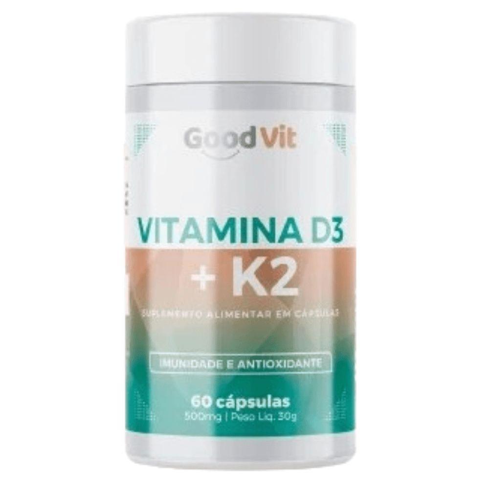 Vitamina D3 + K2 Good Vit - 60 cápsulas