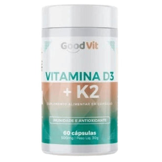 Vitamina D3 + K2 Good Vit - 60 cápsulas
