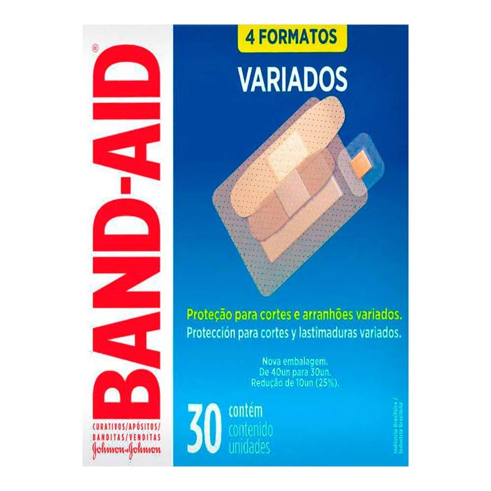 Band-Aid C/30 Variados - Drogaria Poupa Centro