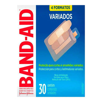 Band-Aid C/30 Variados - Drogaria Poupa Centro