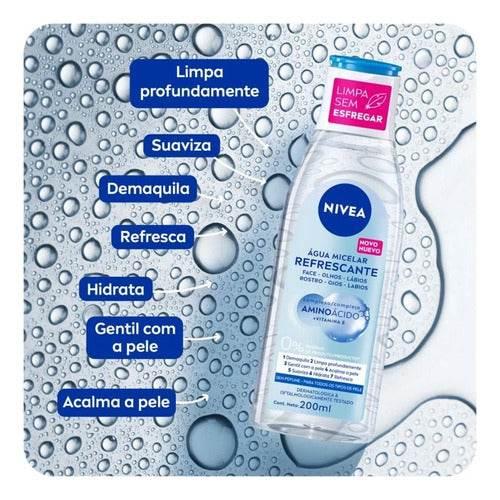 Água Micelar Solução De Limpeza 7 Em 1 Micellair 200ml Nivea - Drogaria Poupa Centro
