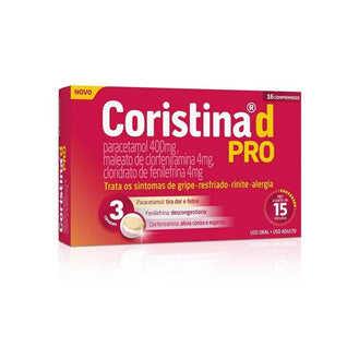 Coristina D Pro 16 Comprimidos - Drogaria Poupa Centro