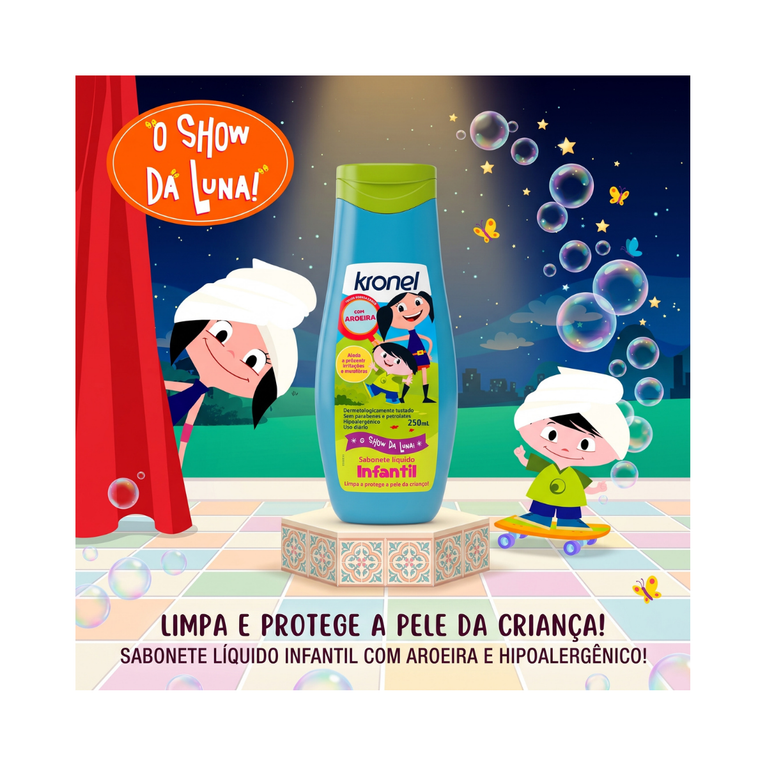 Sabonete Líquido Infantil Kronel Aroeira 250ml