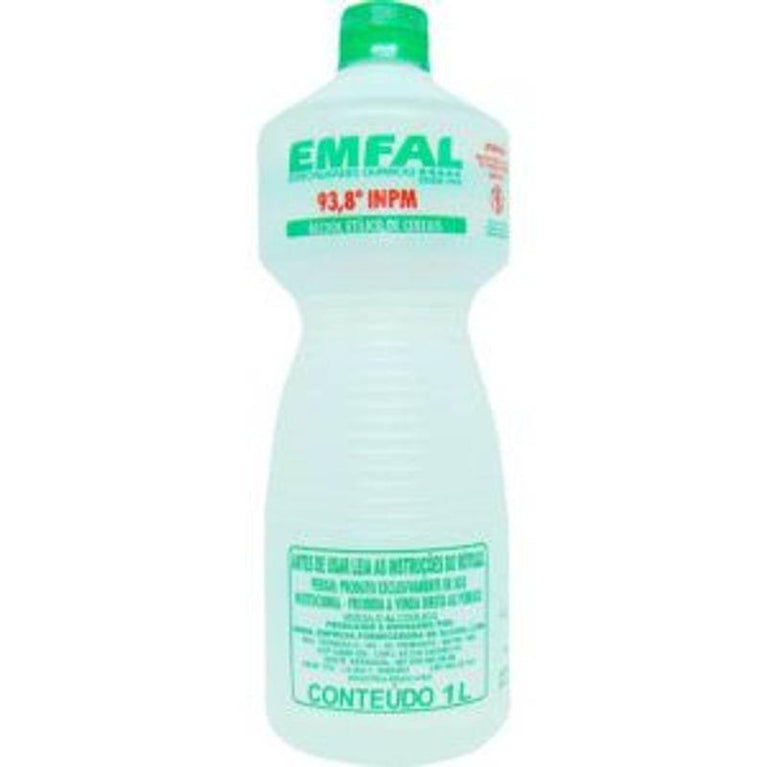 Álcool De Cereais 1L Emfal - Drogaria Poupa Centro