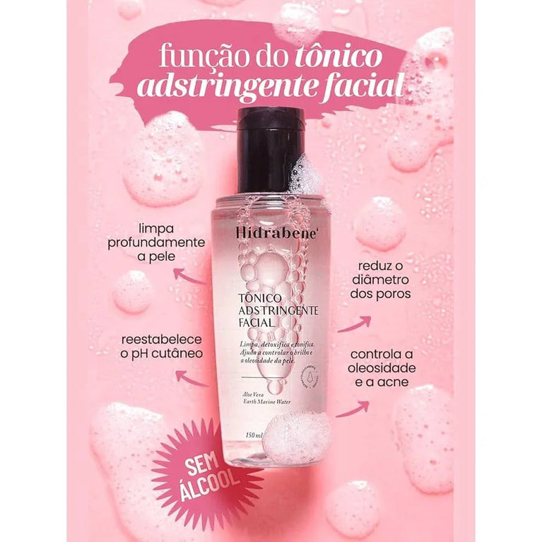 Hidrabene Tônico Adstringente Facial - 150ml