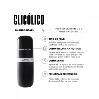 Solução Simple Organic Acido Glicolico 30Ml - Drogaria Poupa Centro