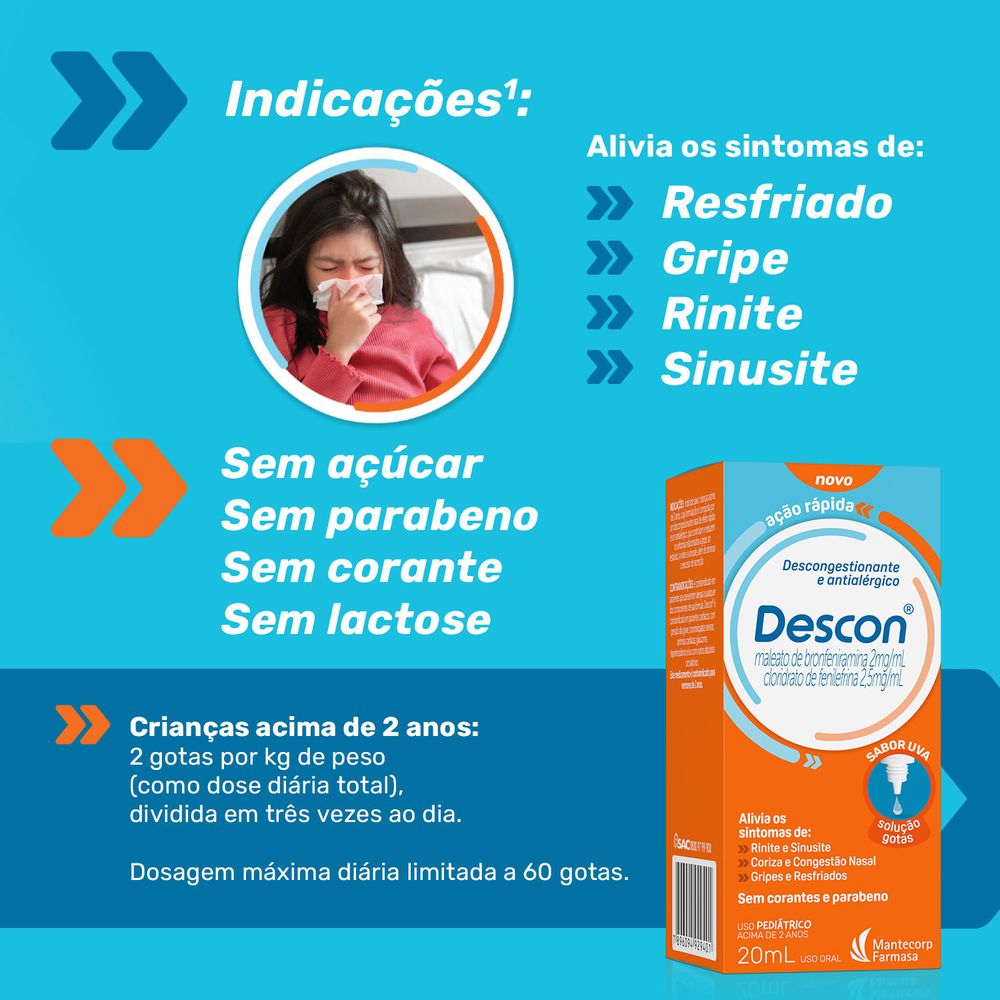 Descon Sol Gotas Fr X 20 Ml