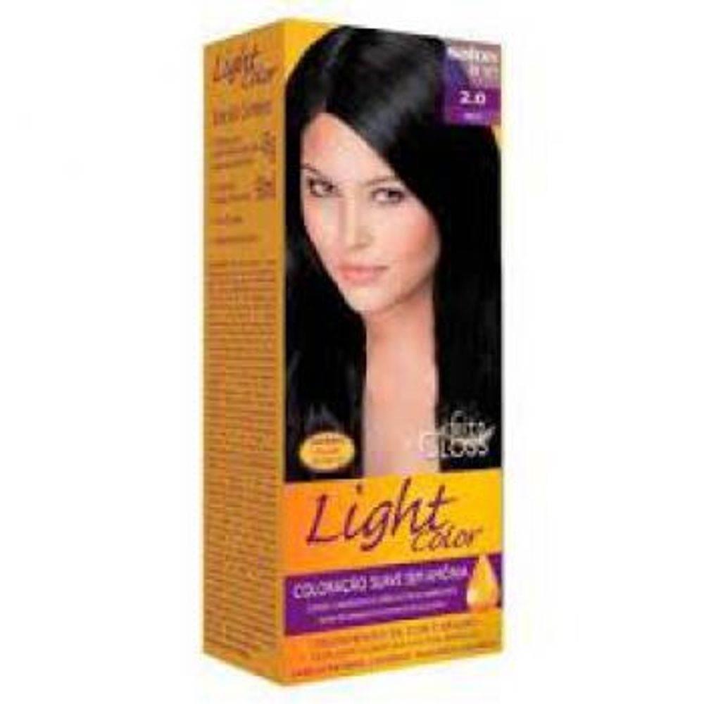 Tinta Light Color Salon Line Nº2.0 Preto - 45G - Drogaria Poupa Centro