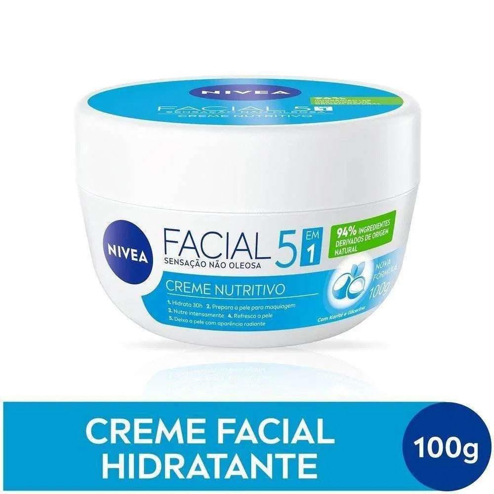 Creme Facial Nutritivo Nivea 100g - Drogaria Poupa Centro