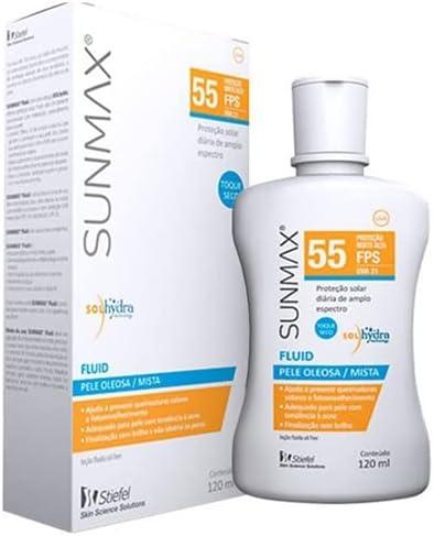 Protetor Solar Sunmax Fluid Fps55 120Ml
