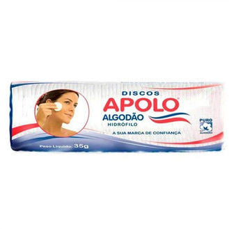 Algodão Hidrófilo Apolo 35G Discos - Drogaria Poupa Centro