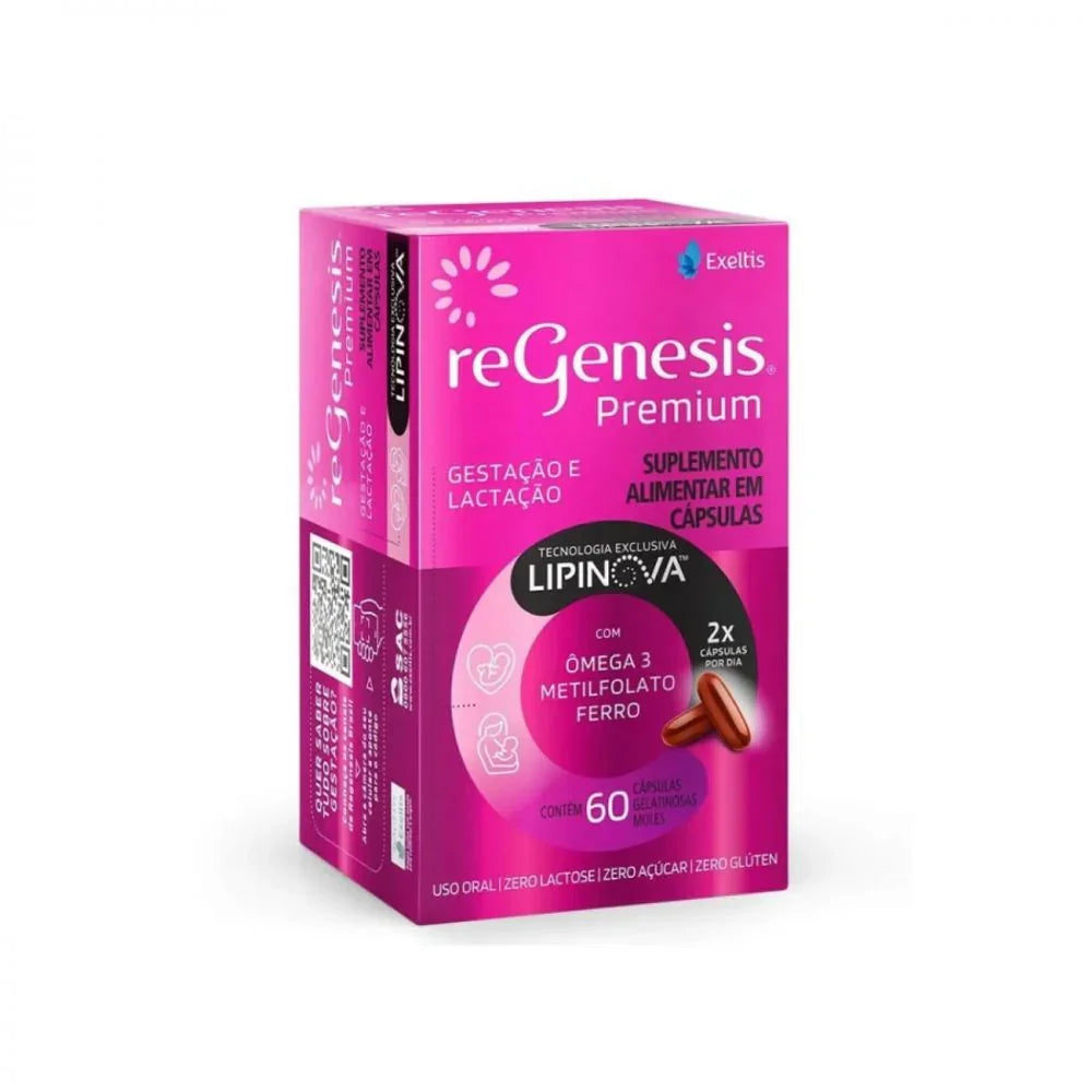 Polivitamínico Regenesis Premium - 60 Cápsulas Gelatinosas