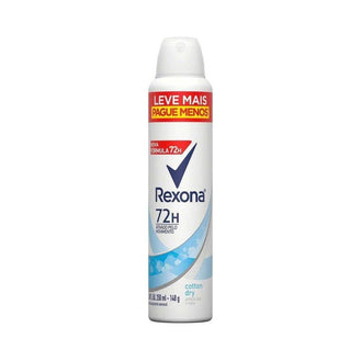Desodorante Rexona 72H Women Cotton Dry Aerosol 250ml - Drogaria Poupa Centro