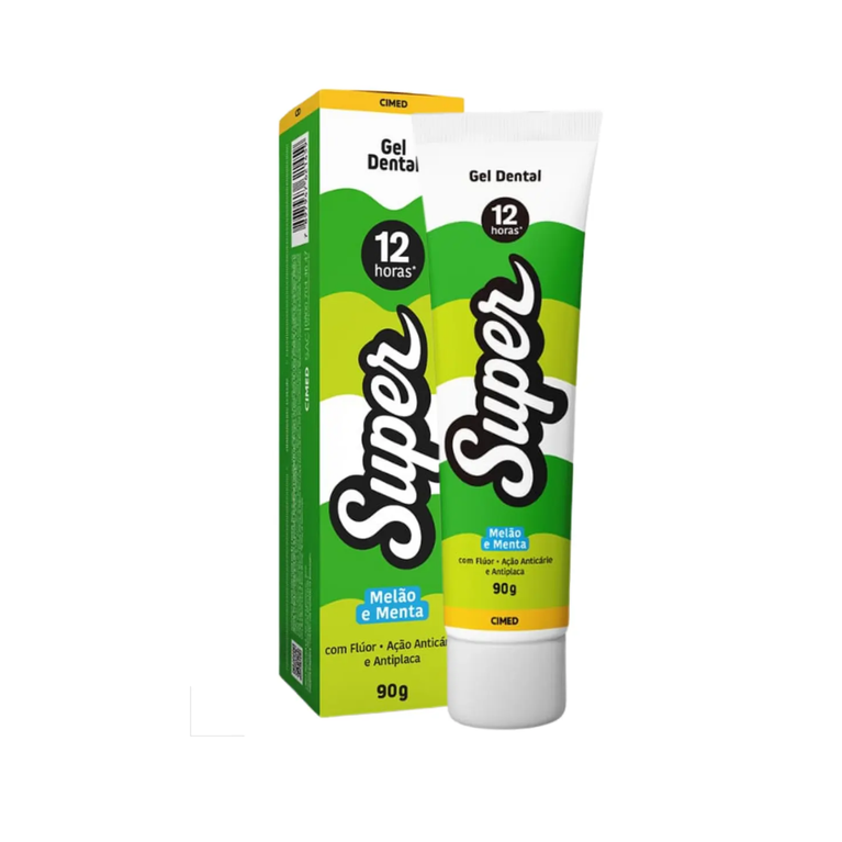 Gel Dental Cimed Super Melão e Menta 90g