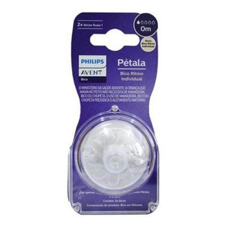 Bico Mamadeira Avent Petala 3.0 C/2 T1 - 0M - Drogaria Poupa Centro