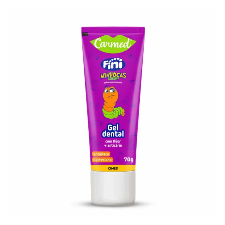 Gel Dental Carmed Fini Minhocas Azedinhas com Flúor 70g