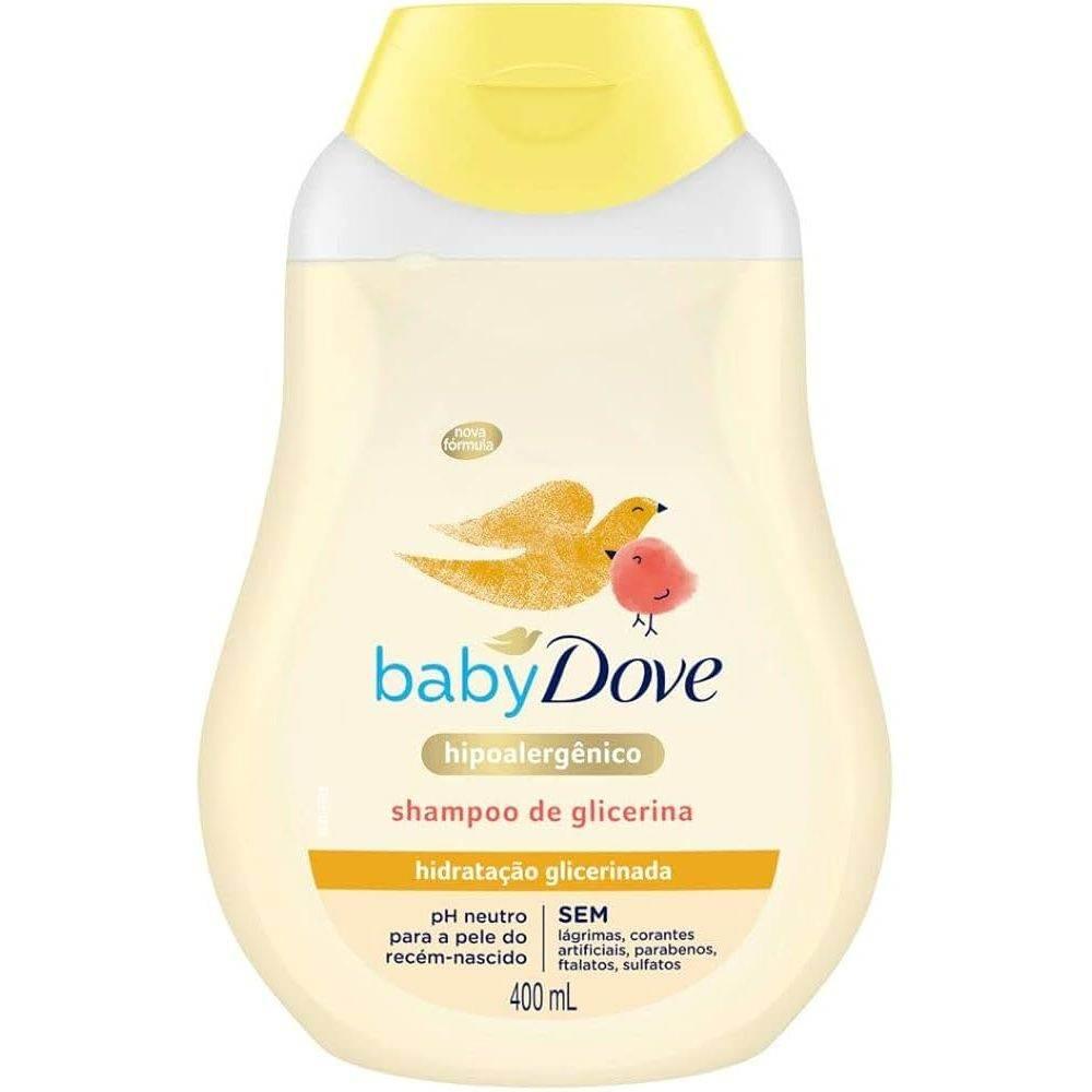 Shampoo Dove Baby Hidratação Glicerinada - 400ml - Drogaria Poupa Centro