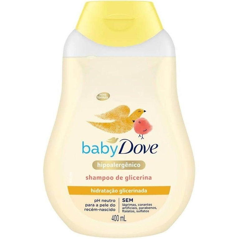Shampoo Dove Baby Hidratação Glicerinada - 400ml - Drogaria Poupa Centro
