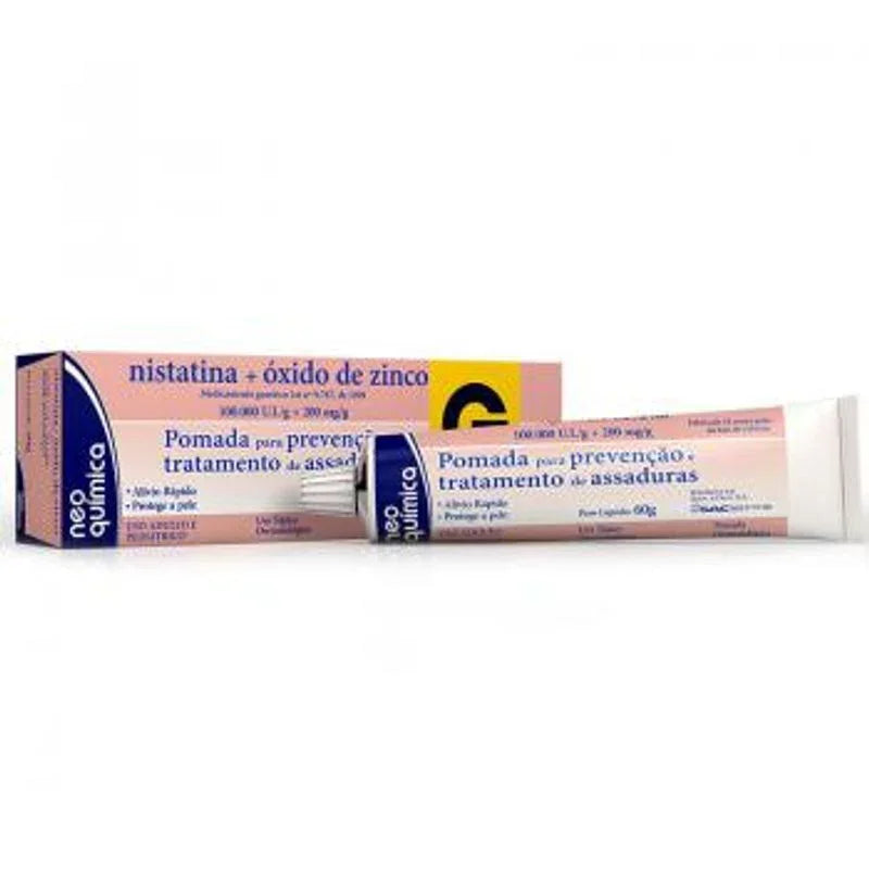 Pomada Nistatina+Oxido Zinco 60G Neo Química
