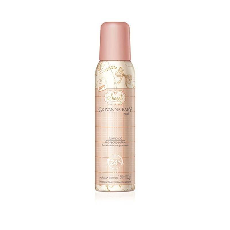 Desodorante Giovanna Baby Aero Peach 150ml - Drogaria Poupa Centro
