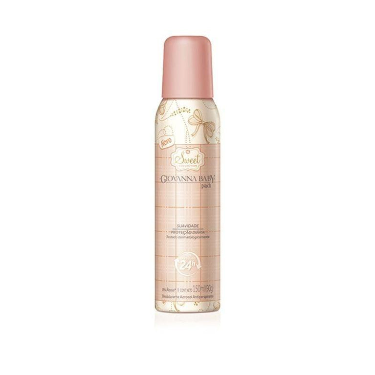 Desodorante Giovanna Baby Aero Peach 150ml - Drogaria Poupa Centro