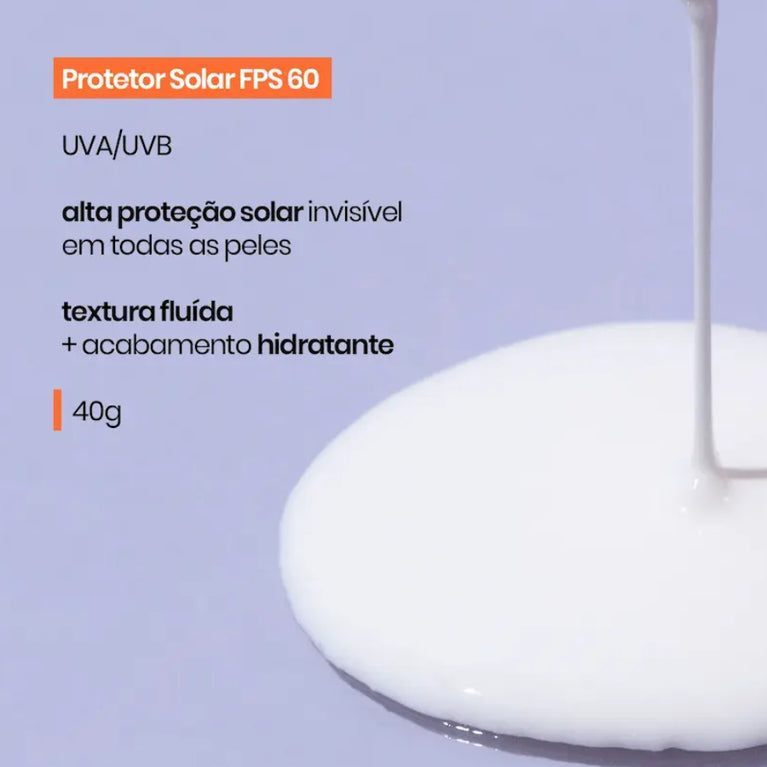 Protetor Solar Facial FPS 60 Sallve 40g