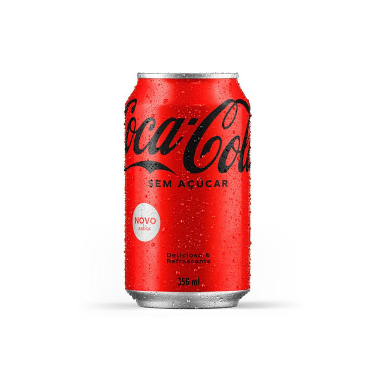 Coca Cola Sem Açúcar 350ml: Refrescante e Zero Açúcar!