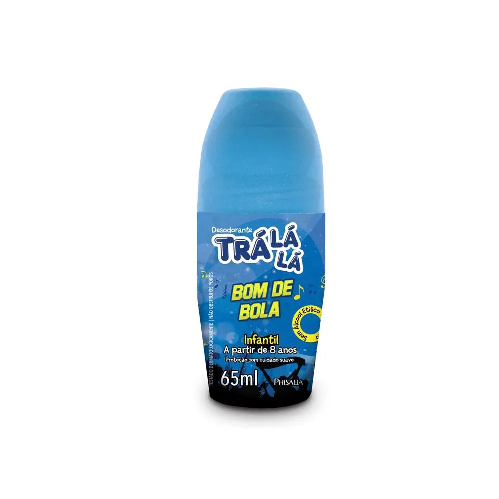 Desodorante Infantil Roll On Bom de Bola Tralálá 65ml - Drogaria Poupa Centro