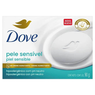Sabonete em Barra Dove Pele Sensível - 90g - Drogaria Poupa Centro