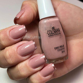 Esmalte Cremoso Chic Pele 8ml Colorama - Drogaria Poupa Centro