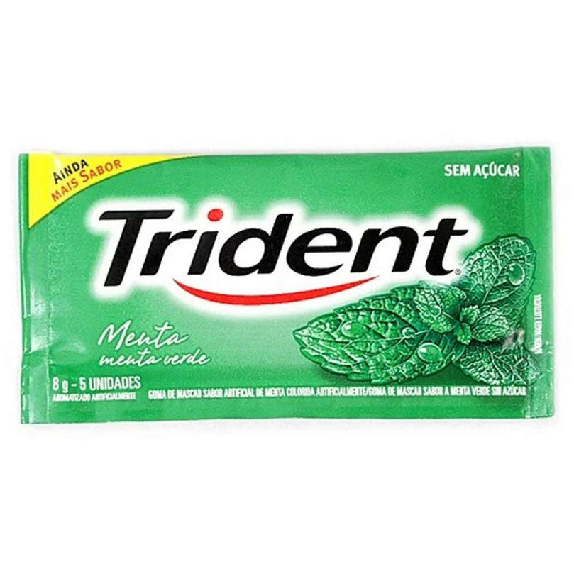 Chiclete Trident Menta - Drogaria Poupa Centro