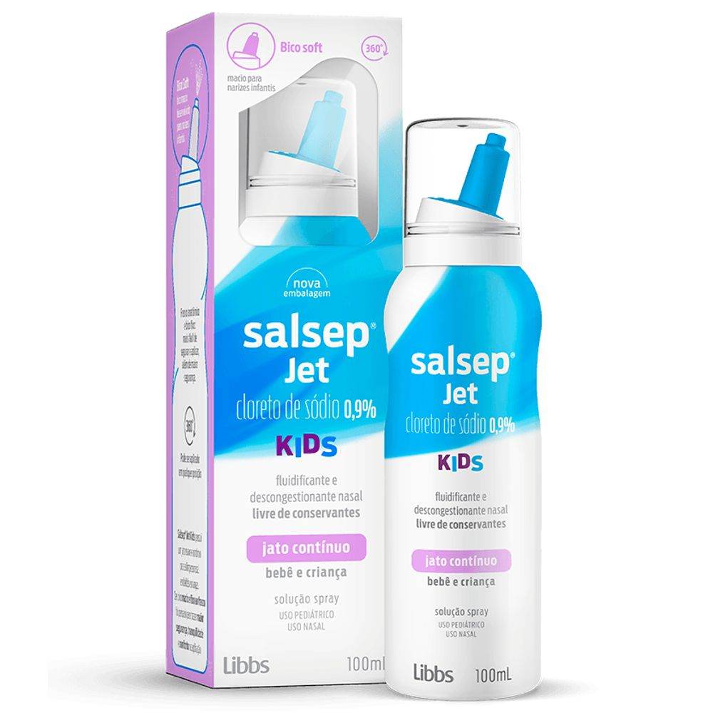 Salsep Jet Kids 9Mg/Ml - 100Ml - Drogaria Poupa Centro