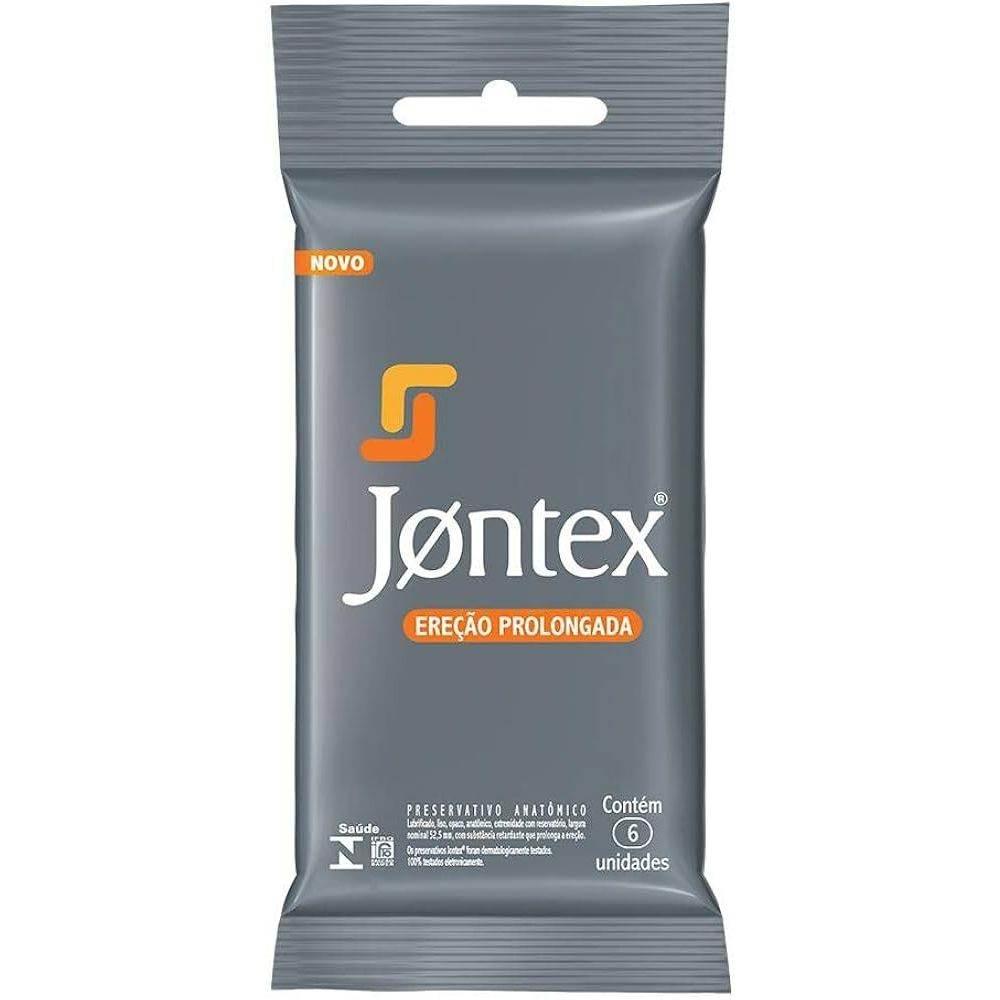Preservativo Jontex Ereção Prolongada Com 6 Unidades - Drogaria Poupa Centro