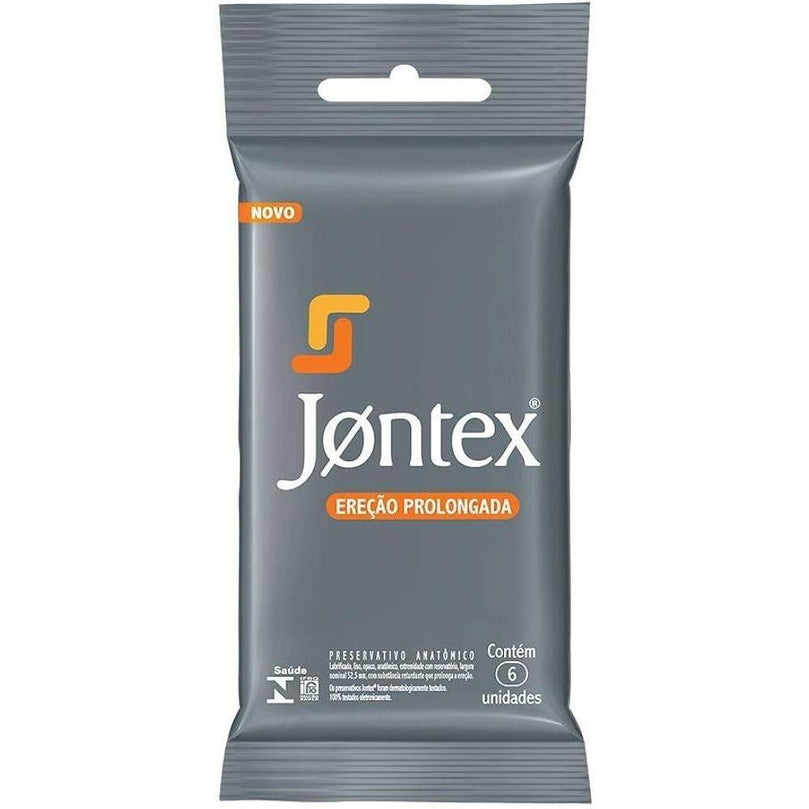 Preservativo Jontex Ereção Prolongada Com 6 Unidades - Drogaria Poupa Centro