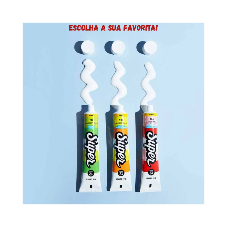 Gel Dental Cimed Super Frutas Vermelhas e Menta 90g