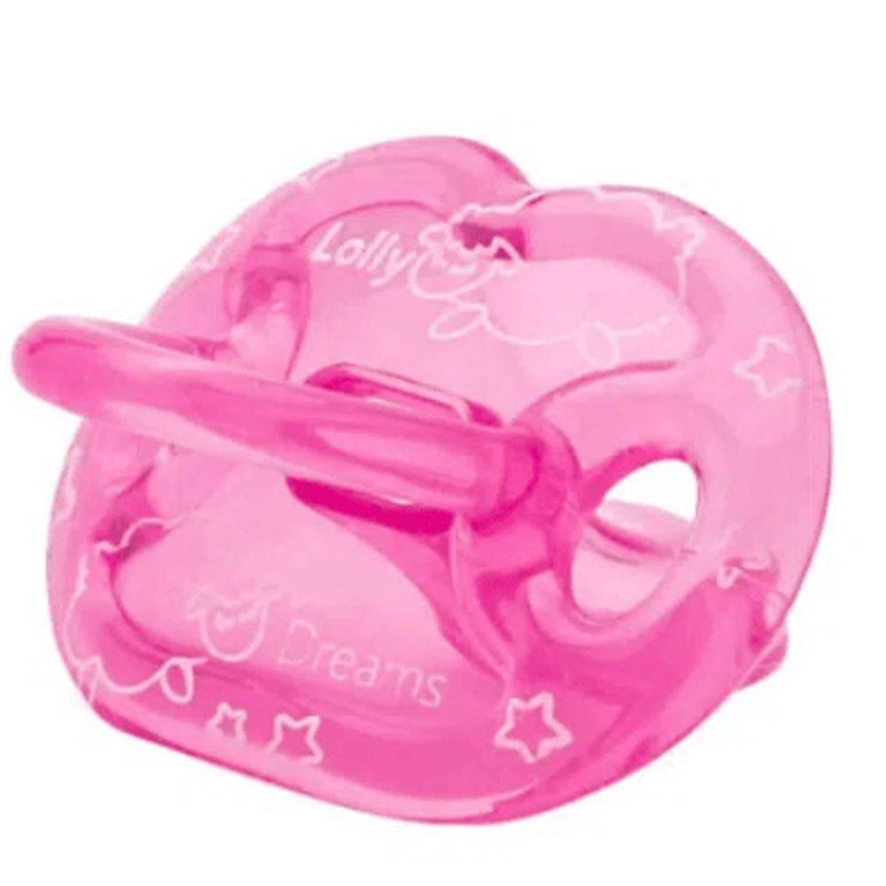Chupeta Lolly Silicone O-T2 Rosa - Drogaria Poupa Centro
