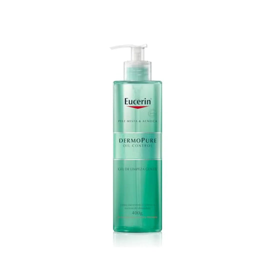 Gel de Limpeza Facial Eucerin Dermo Pure Oil Control 400g - Drogaria Poupa Centro