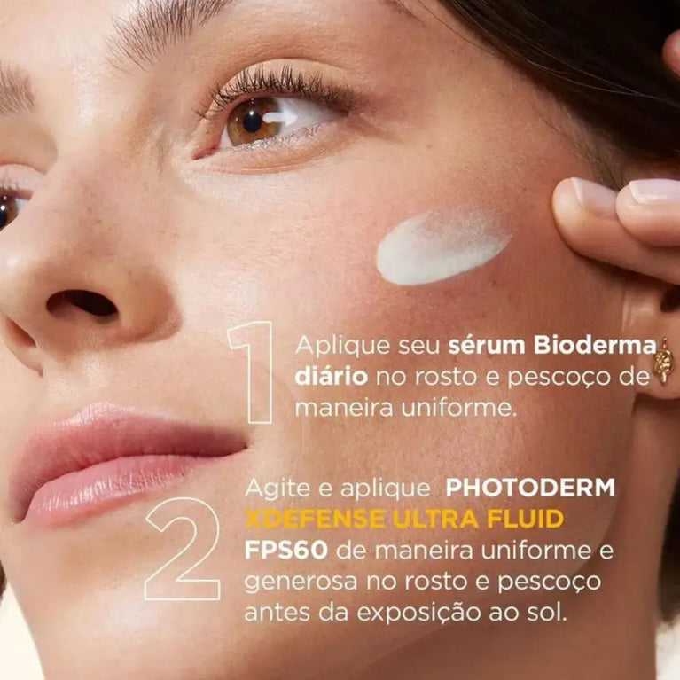 Protetor Solar Bioderma Photoderm XDefense Ultra-fluid Invisible FPS 50+ 40ml