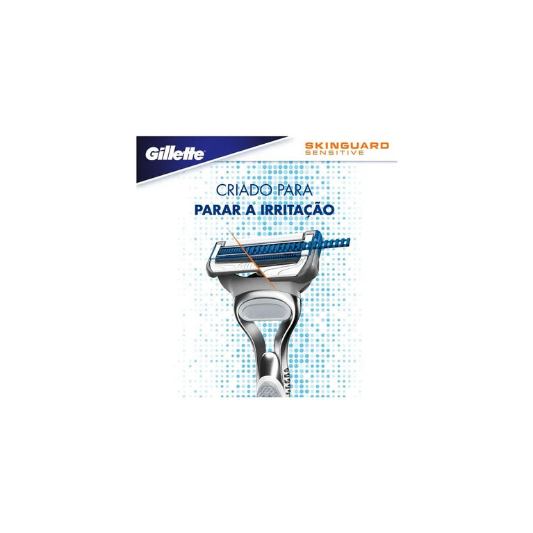 Carga para Aparelho de Barbear Gillette - Skinguard Sensitive 4 Unidades