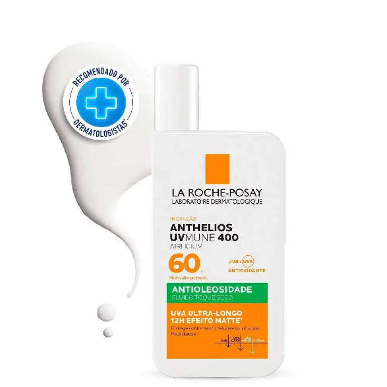 La Roche-posay Anthelios Airlicium Uvmune 400 Protetor Solar Facial Antioleosidade Fps60 40ml