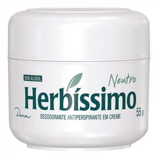 Desodorante Herbis Creme Sem Perfume 55g - Drogaria Poupa Centro