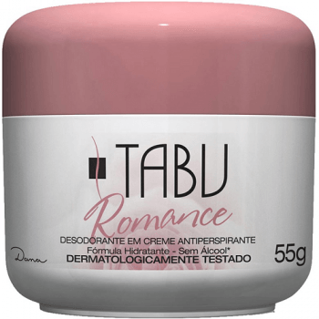 Desodorante Creme Tabu Romance 55g - Drogaria Poupa Centro