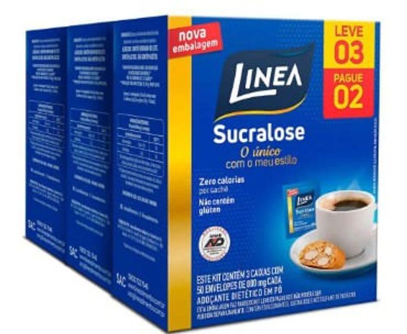 Adoçante Linea 50 Envelopes - Drogaria Poupa Centro