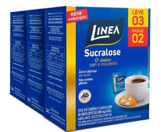 Adoçante Linea 50 Envelopes - Drogaria Poupa Centro