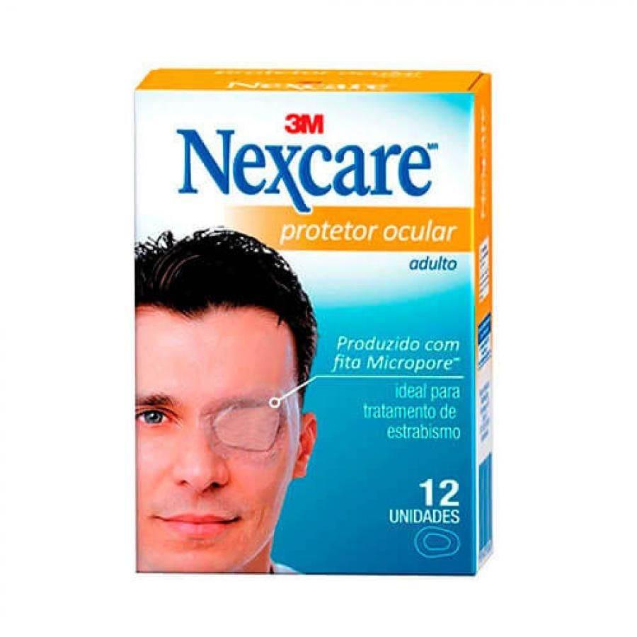 Protetor Ocular Nexcare 3M Adulto Com 12 Unidades - Drogaria Poupa Centro