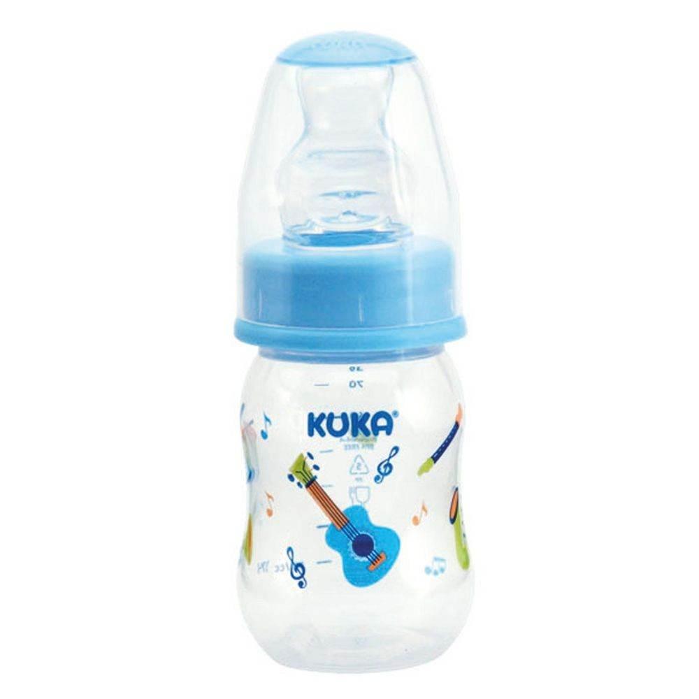 Mamadeira Kuka Natural Plus Azul - 70Ml - Drogaria Poupa Centro