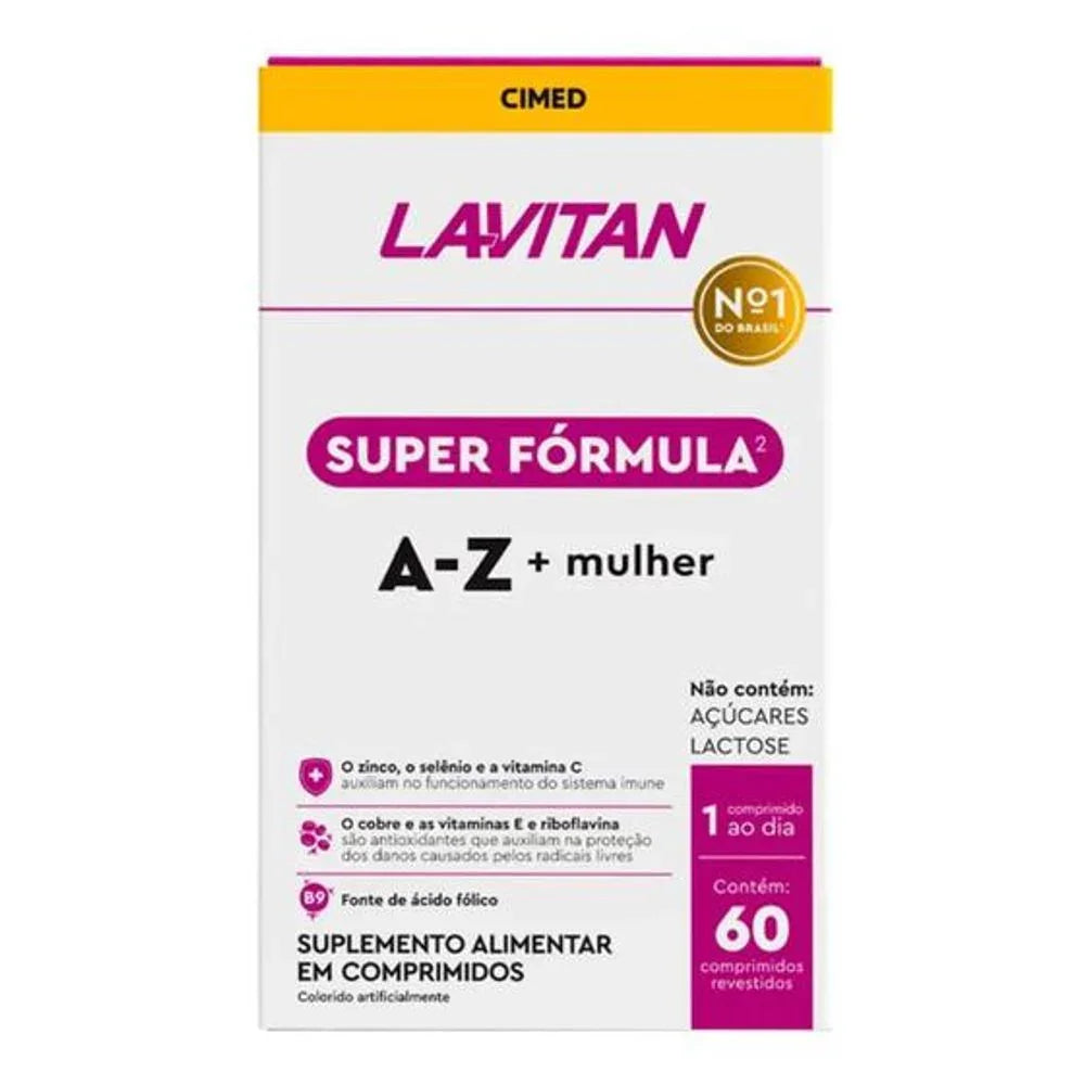 Lavitan Mulher Super Fórmula - Cimed - 60 Comprimidos