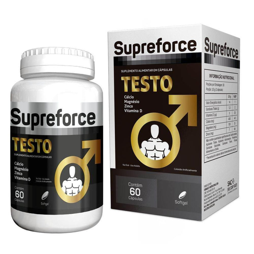 Supreforce Testo Forhealth - 60 Cápsulas - Drogaria Poupa Centro